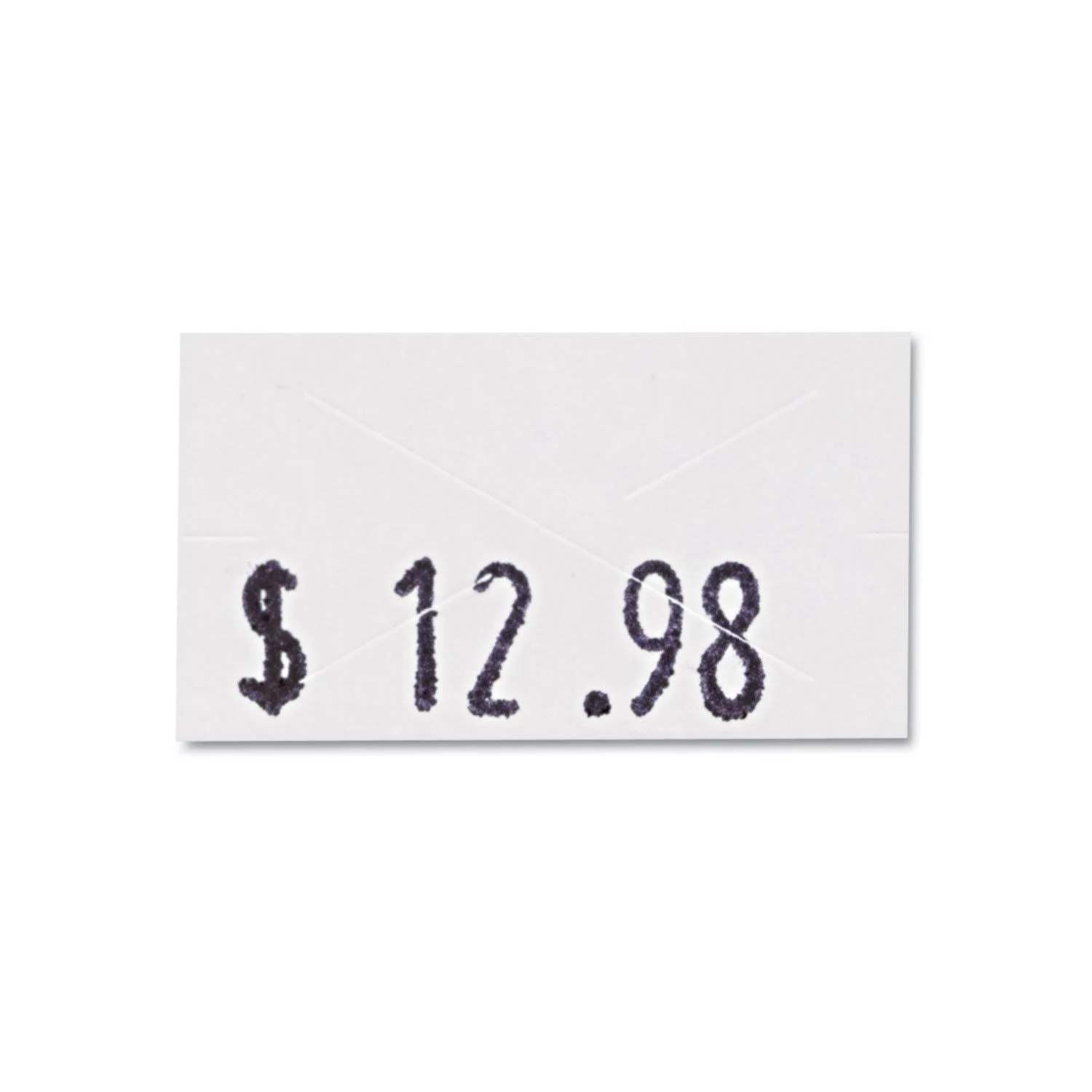 Pricemarker Labels, 0.44 x 0.81, White, 1,200/Roll, 3 Rolls/Box