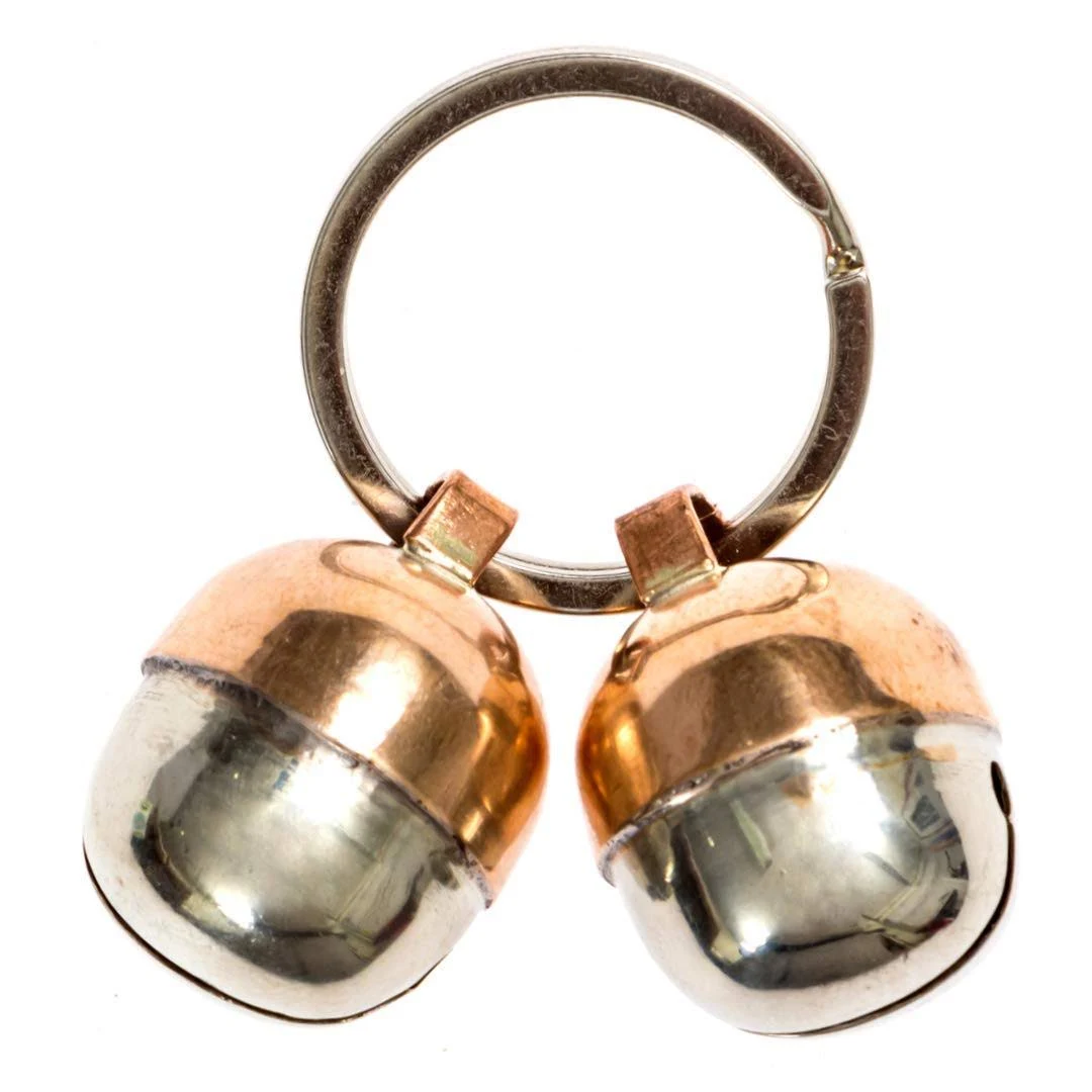 Beau's Bells 2 Extra Loud Cat & Dog Bells | Pet Tracker | Save Birds & Wildlife Handmade Copper(Large)