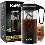 Kaffe Cold Brew Coffee Maker, 1.3L cold brew pitcher, Cold brew coffee and Tea