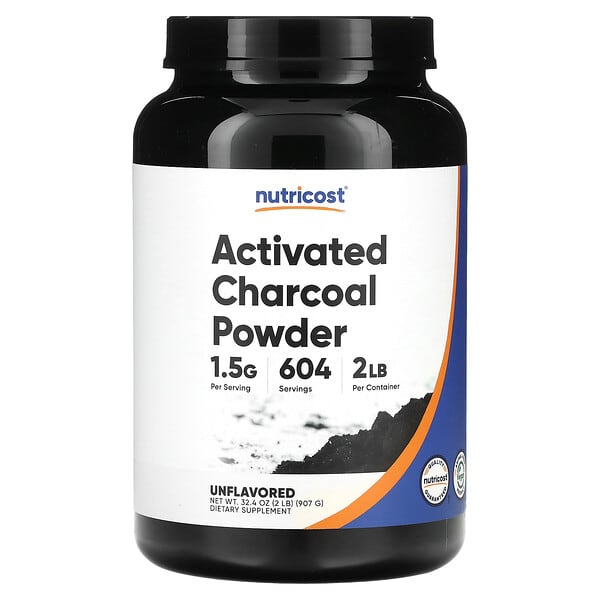 Nutricost, Activated Charcoal Powder, 2 lbs