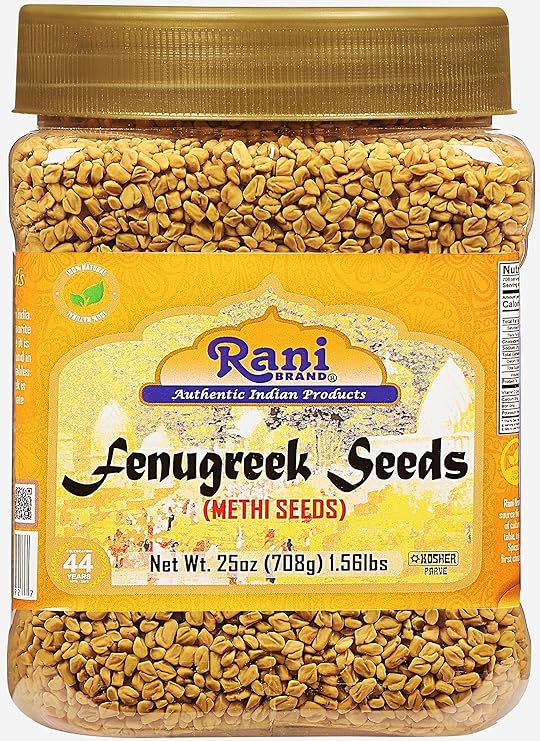 Rani Fenugreek (Methi) Seeds Whole 25oz (1.56lbs) 708g PET Jar