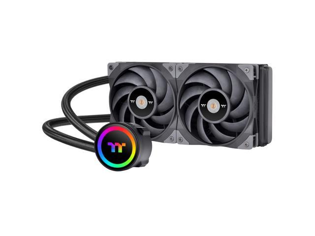 Thermaltake TOUGHLIQUID 240 ARGB Motherboard Sync All-in-One Liquid CPU Cooler, CL-W319-PL12BL-B