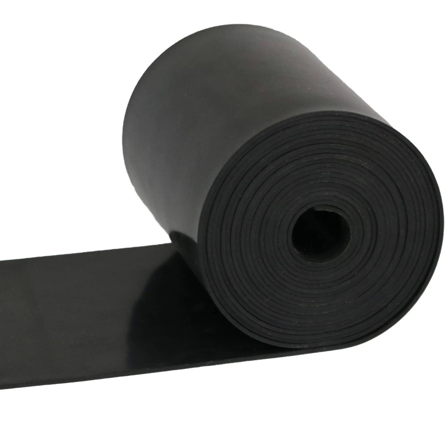 Solid Rubber Sheet, Rolls, Strips 1/16 (.062)&#034; Thick X 4&#034; Wide X 10&#039;Long, Sol...