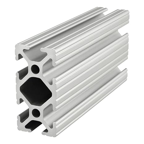 8020, 1020, 10 Series 1" x 2" Aluminum Extrusion x 72" Long Extruded Rail T ...