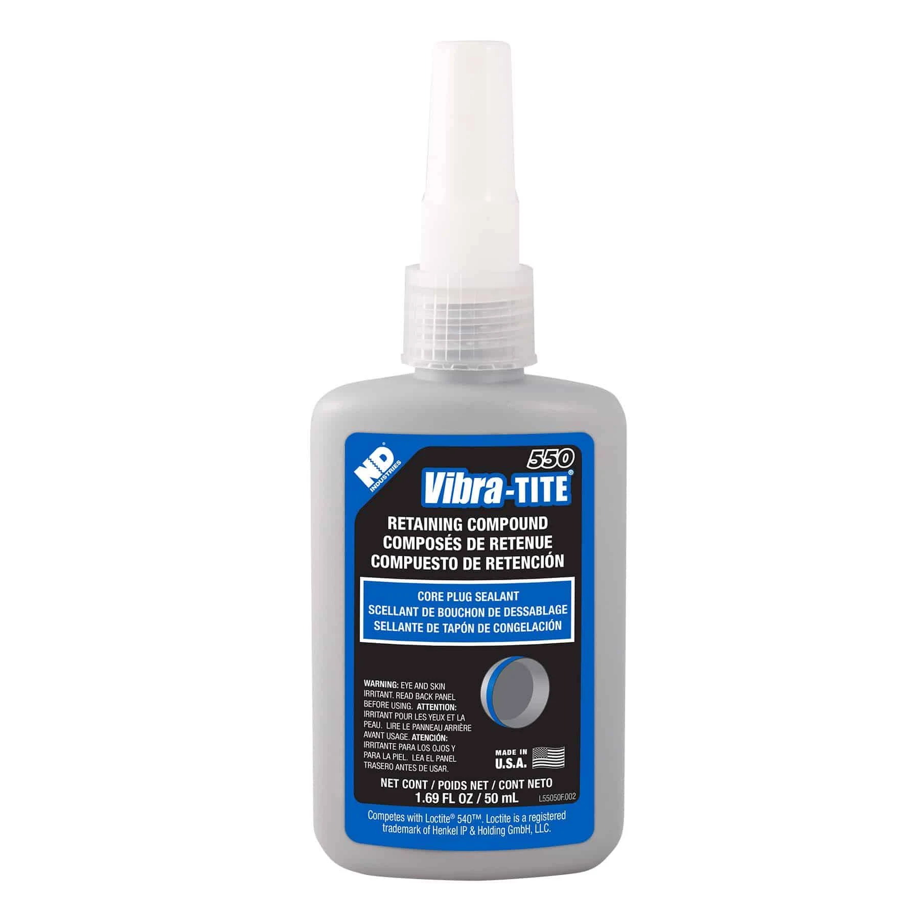 Vibra-Tite - 550 Core Plug Sealant Retaining Compound, 50 ml