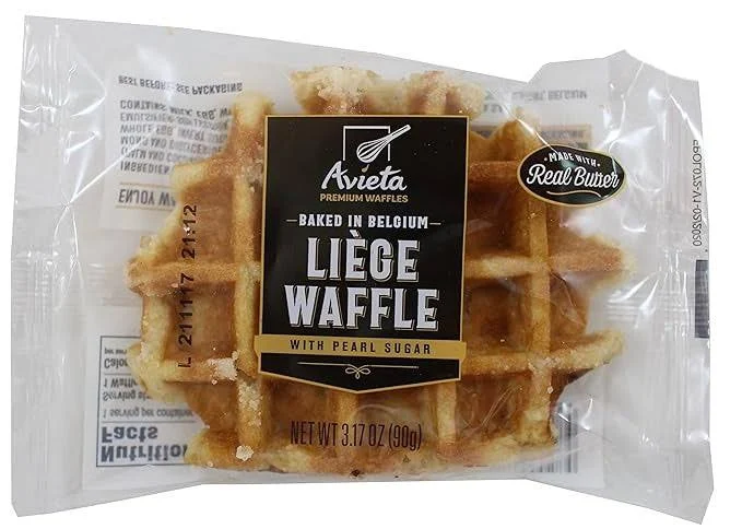 Avieta Liege Waffles with Pearl Sugar, 3.17 Ounce -- 12 per Case.