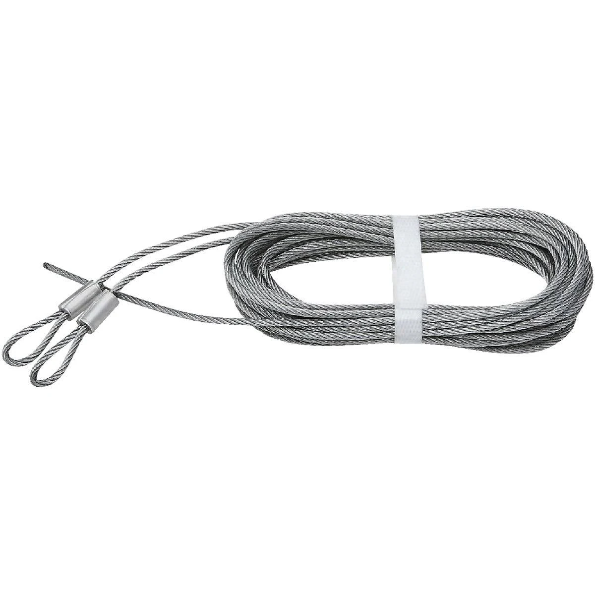 Prime-Line GD52100 Aircraft Cable, 1/8 in Dia, 12 ft L, Carbon Steel, Galvanized