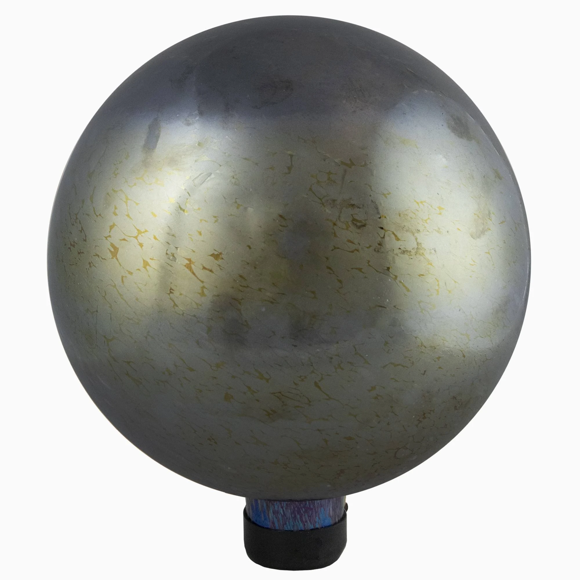 10" Gold & Silver Metallic Mirrored Glass Outdoor Garden Gazing Ball - Contemporary - Garden Statues And Yard Art - by Northlight Seasonal | Houzz