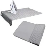 Houseables Ironing Blanket, Magnetic Mat Laundry Pad, 18.25 inchx32.5 inch, Gray, Quilted, Washer Dryer Heat Resistant