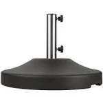 USW US Weight Fillable Free Standing Umbrella Base in Black FUB80BLKE