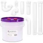 Practicon Gleco Trap 3.5 Gallon HV System, Clay & Plaster Sink Trap Kit