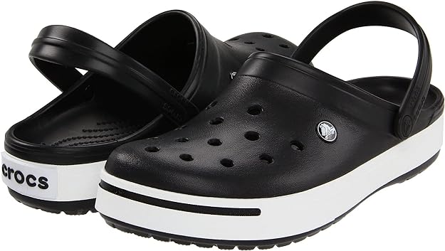 Crocs Womens Clog Size 8 Black Slip on Water Friendly Lightweight &amp; Comfortable