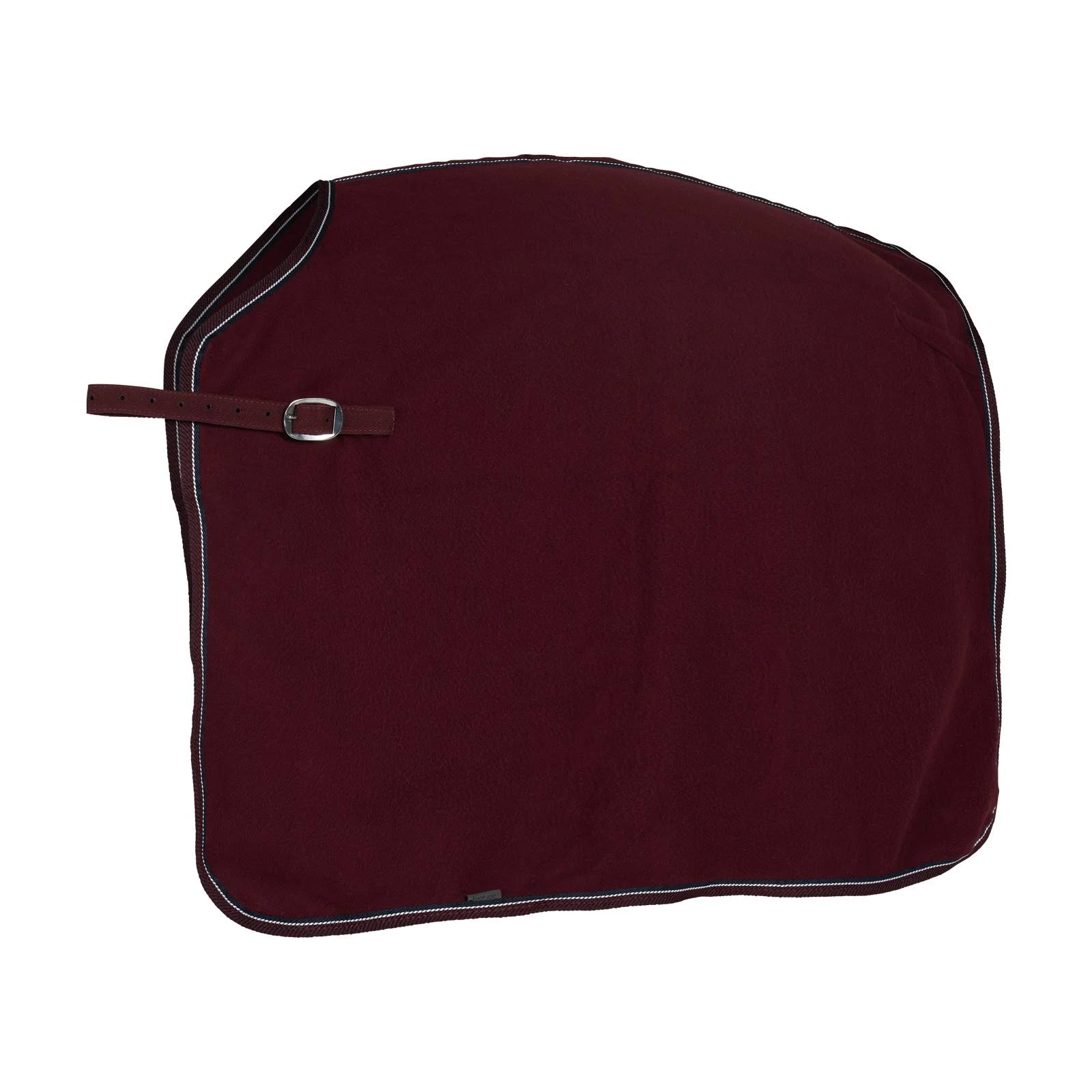 Horze Kiel Fleece Quarter Sheet - Dark Red - Horse