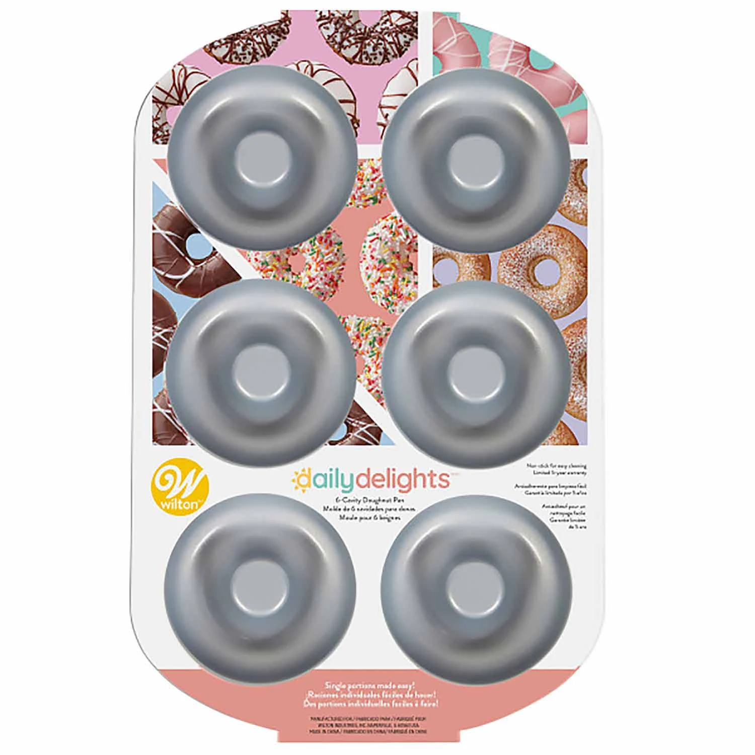 Wilton Daily Delights Donut Pan, 6-Cavity