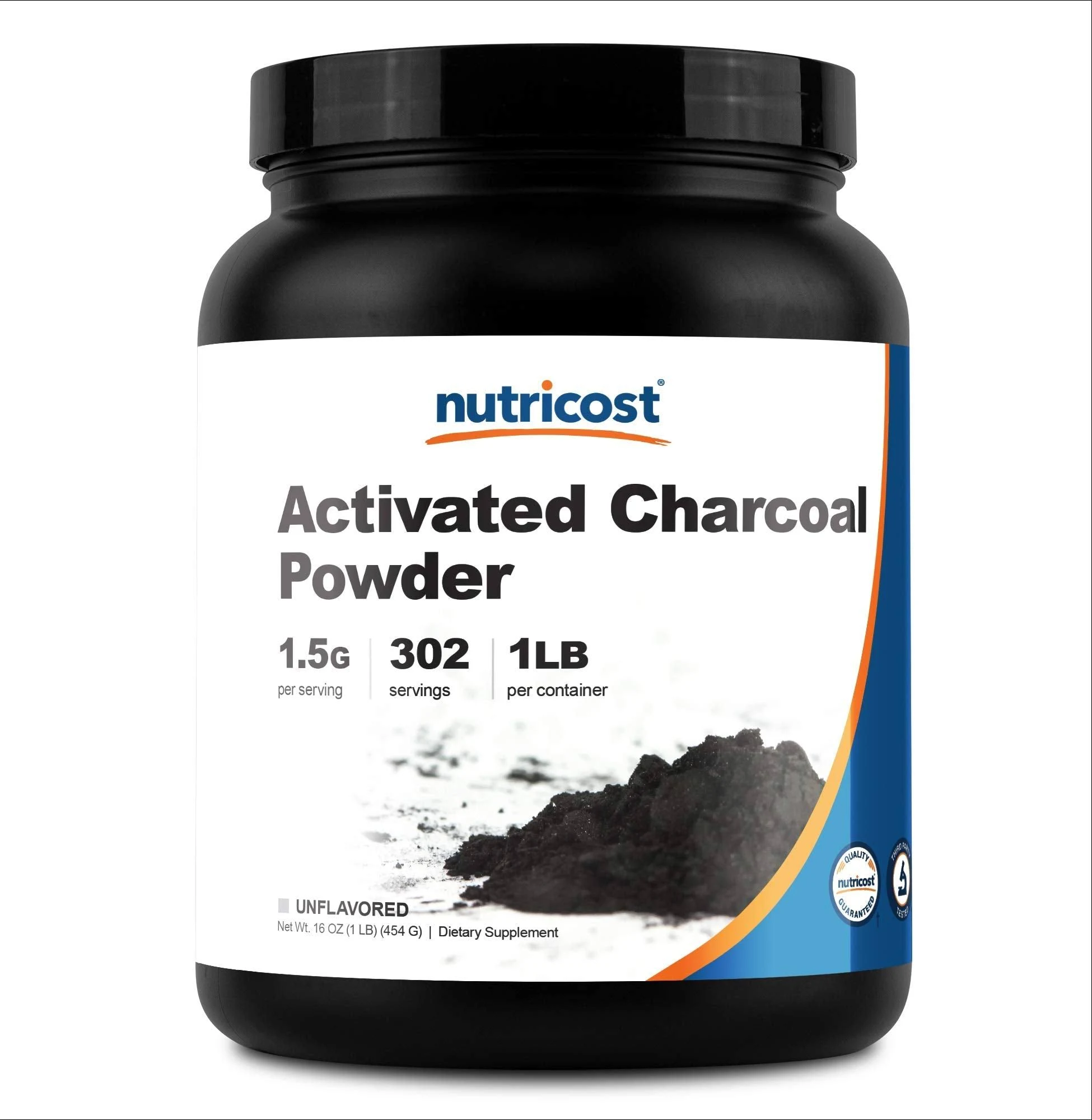 Nutricost, Activated Charcoal Powder, 2 lbs