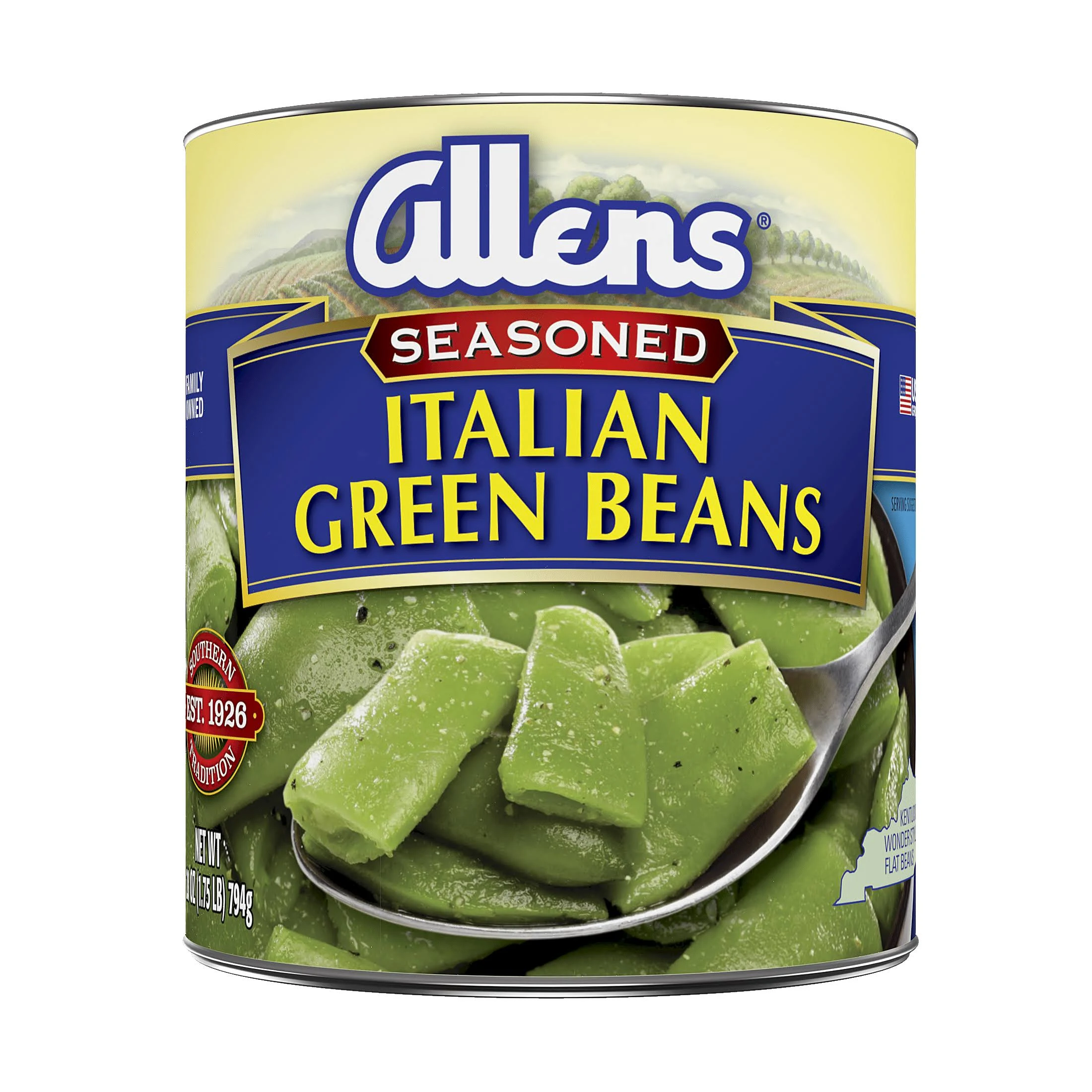 Allens Seasoned Cut Italian Green Beans - 28 oz