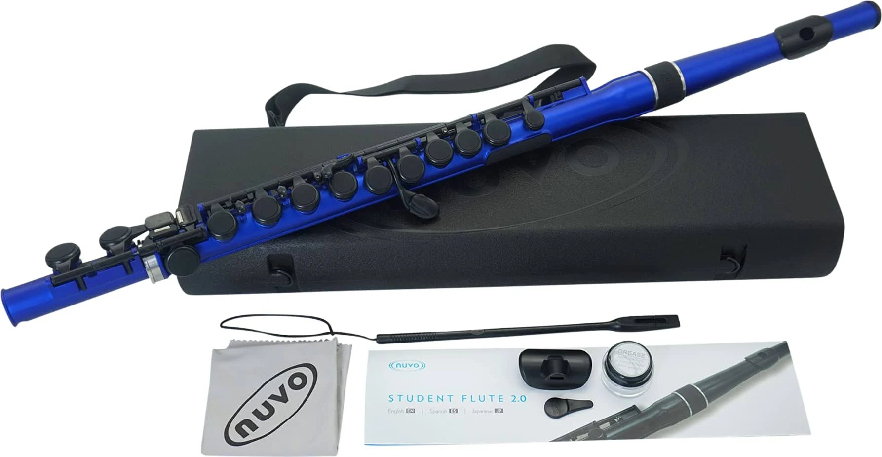 Nuvo Student Flute 2.0 Metallic Blue/Black