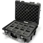 Invicta IG0098-SLC8S-B 8 Slot Black Plastic Watch Box Case