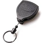 KEY-BAK SUPER48 SD 13oz. Locking Retractable Keychain, 36 Retractable Cord, Blac