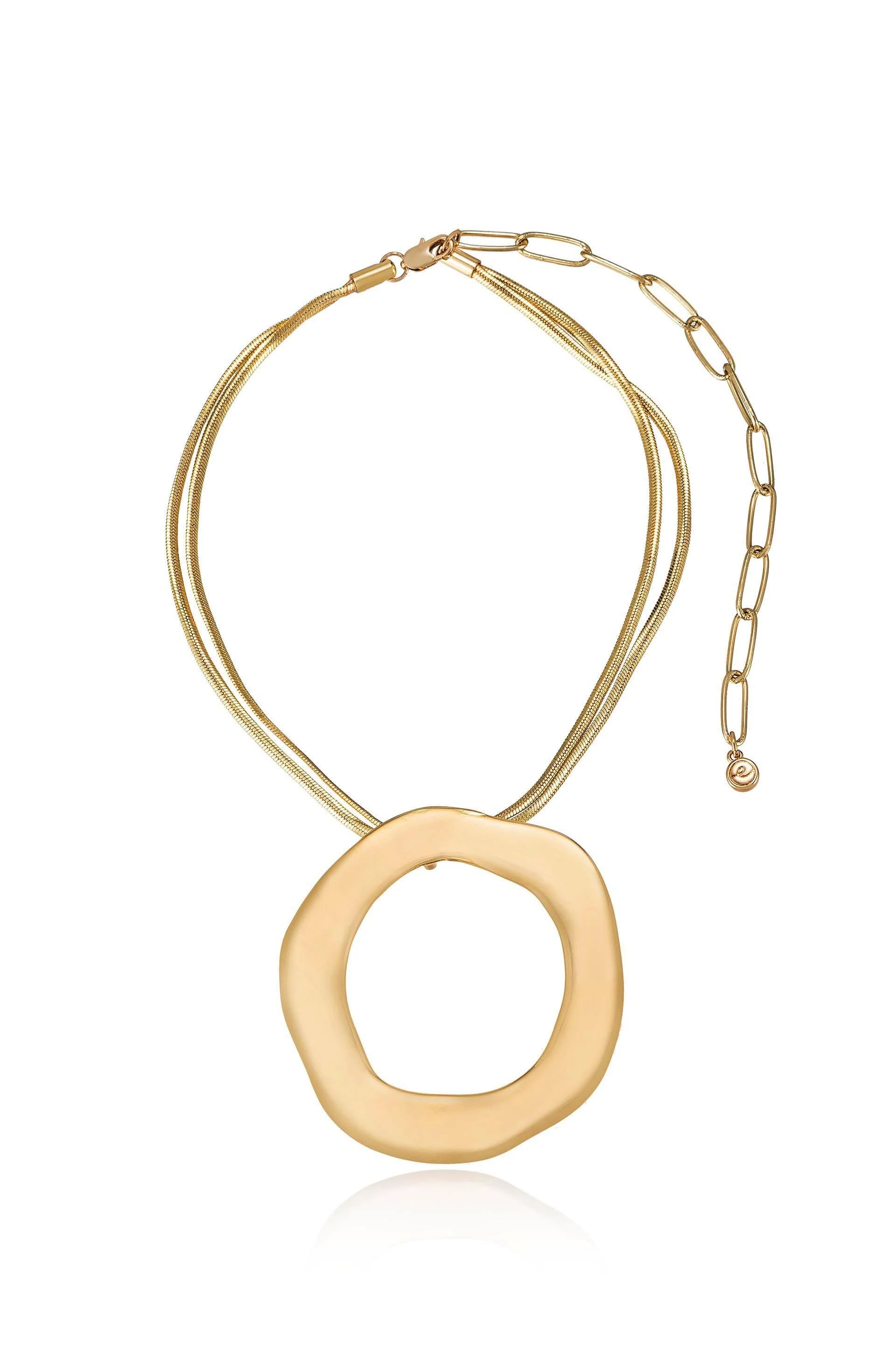 Ettika Open Circle Statement Necklace