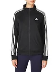 Adidas Women&s Warm-Up Tricot Slim 3-Stripes Track Jacket Black / XL