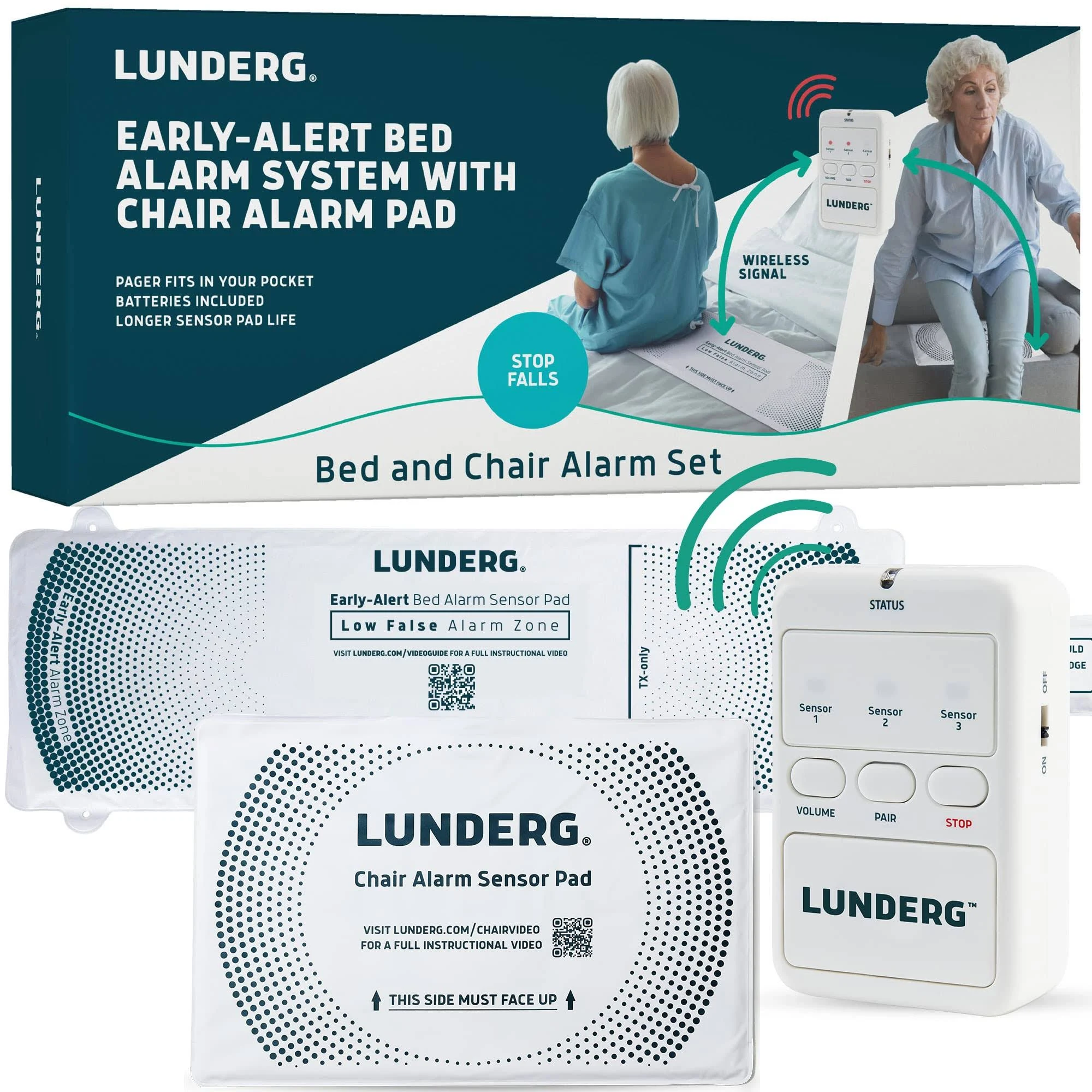 lunderg Under Mattress Bed Alarm