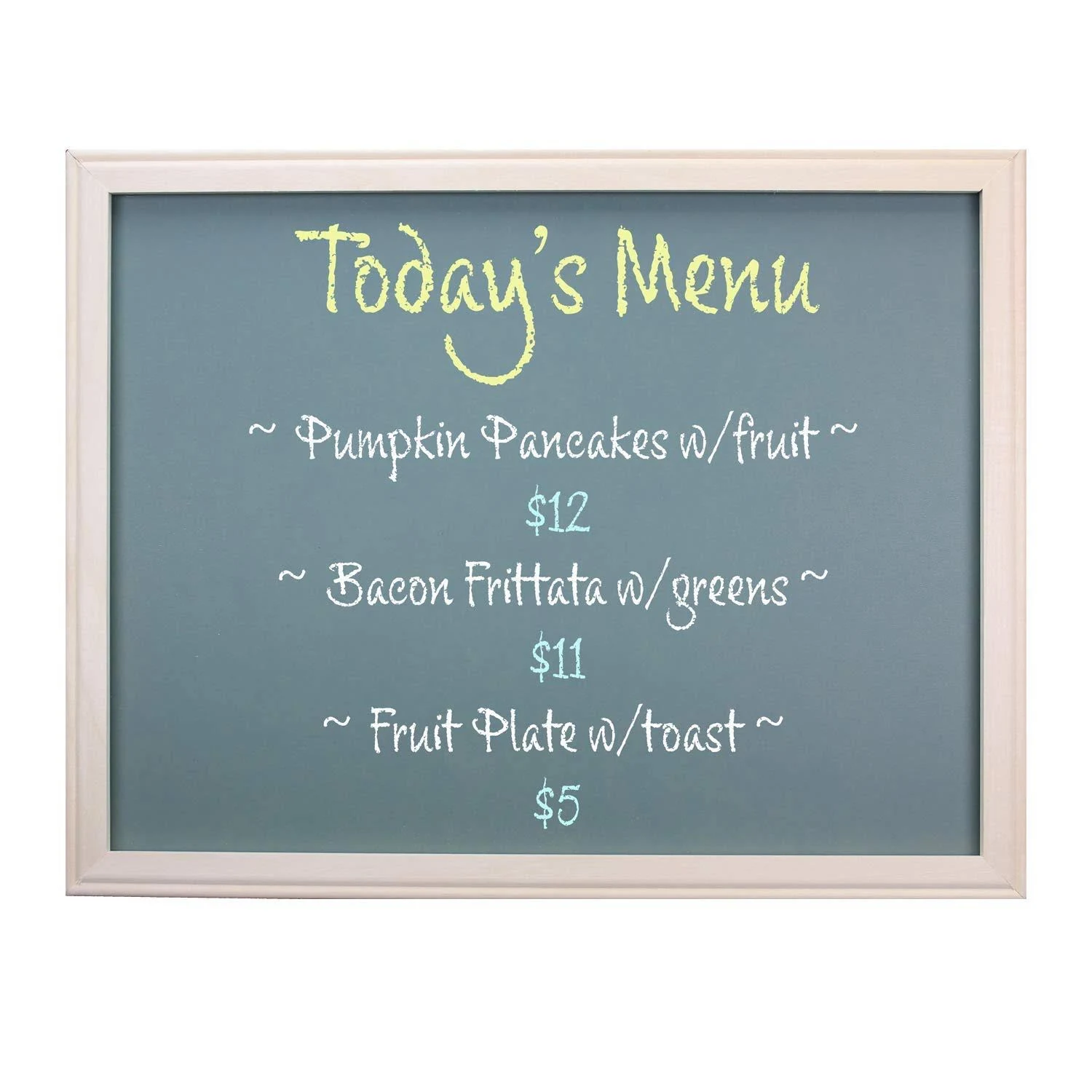 Flipside Products 36" x 48" Wood Framed Green Chalkboard, Large Surface, Wall Decor, Chalkboard Sign, Wall Mount, Menu Board