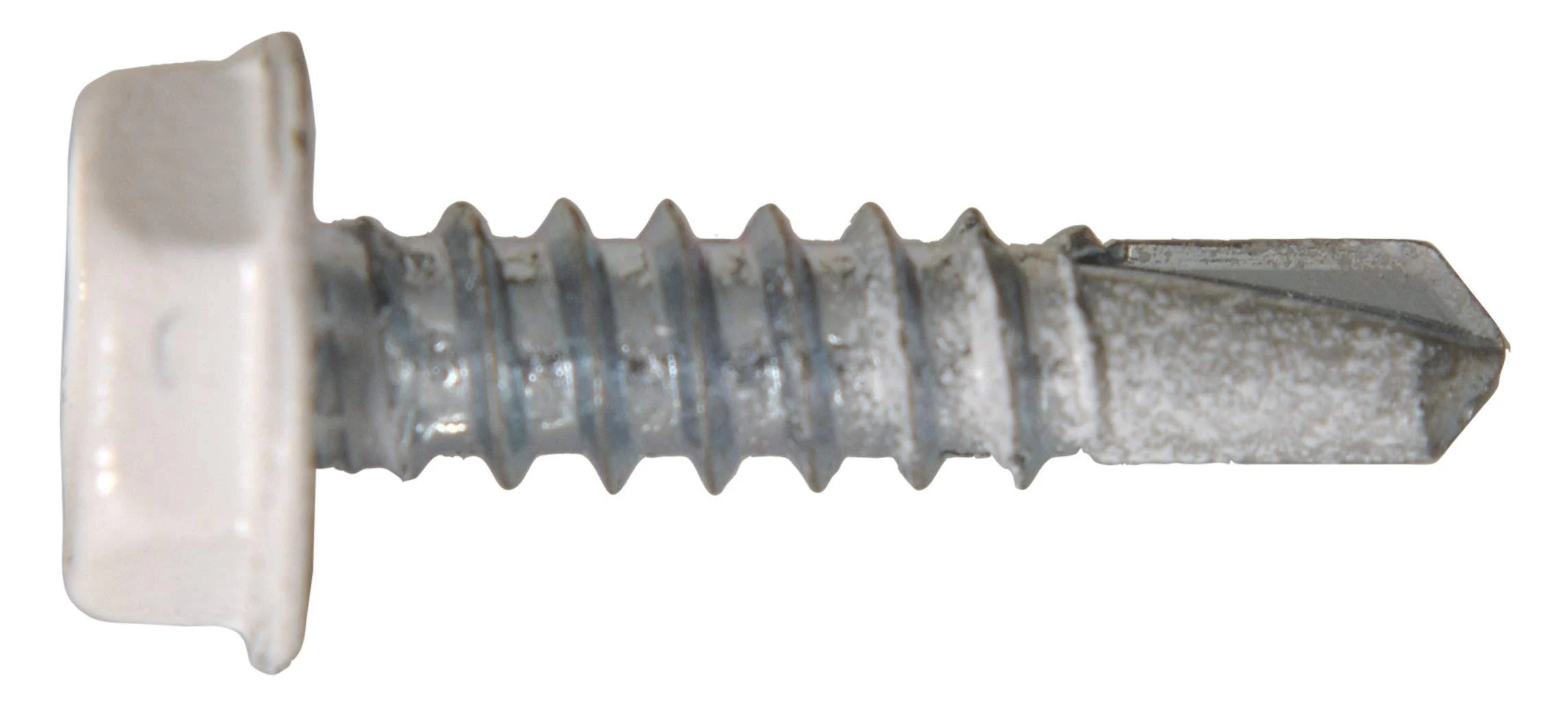 Hillman Hex Washer Head Self-Drilling Screw (#10 x 3/4" White Head)