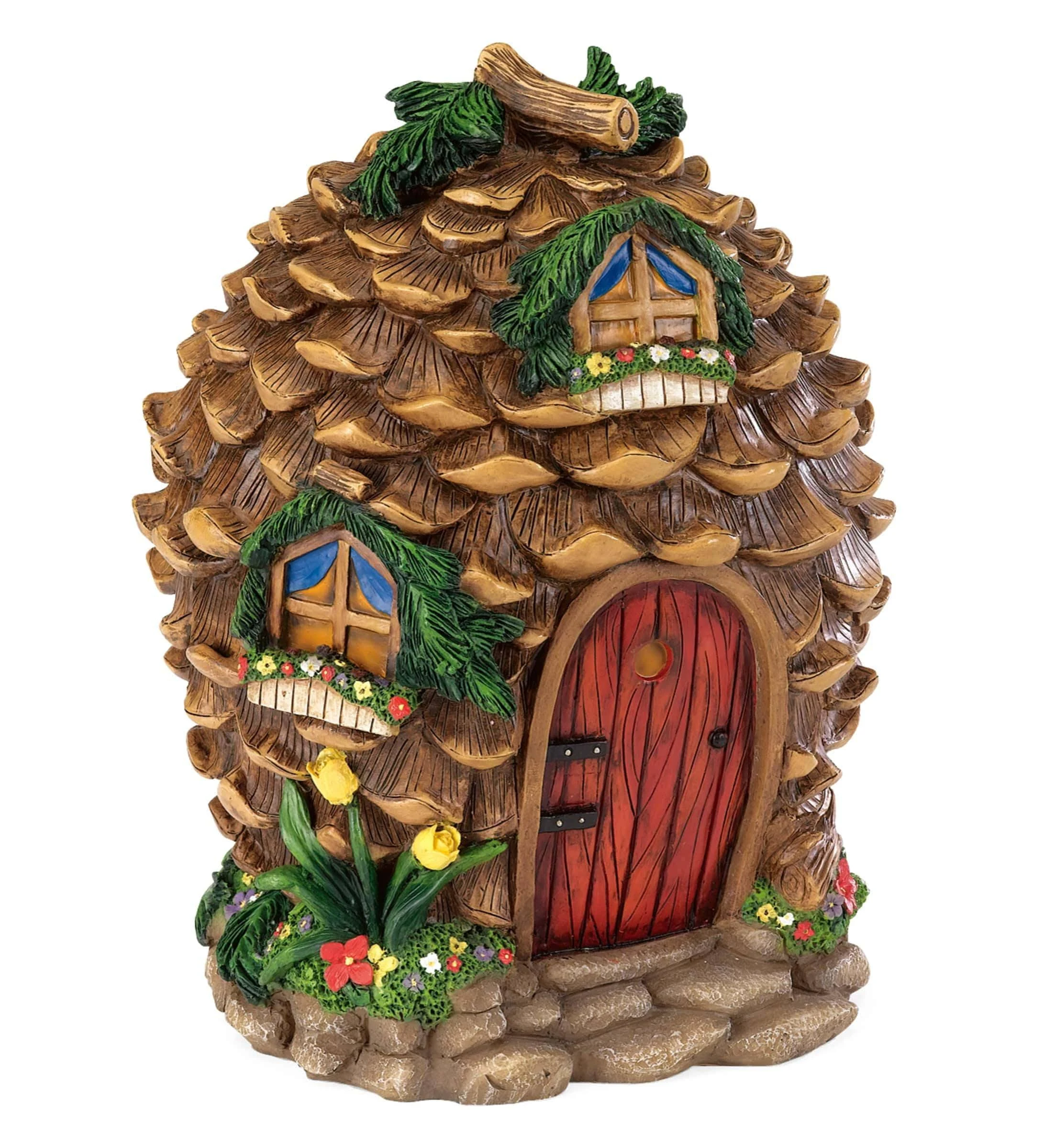 HearthSong Fairy Village House - Pinecone (No. 726304), Open Box Item (H 9&#034;)