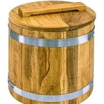 Sauerkraut Barrel for Fermenting &amp; Pickling - Perfect for Cabbage &amp; More!