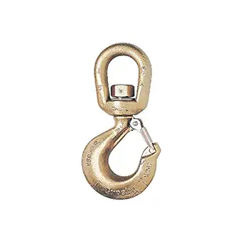 Crosby L-322AN 3 Ton Alloy Swivel Eye Hook w/Latch - 1048834