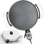 Addis Griddle (mitad/mogogo) 16 inch Digital Electric Griddle for Injera, Lefse, Pancake Even Heat Distribution