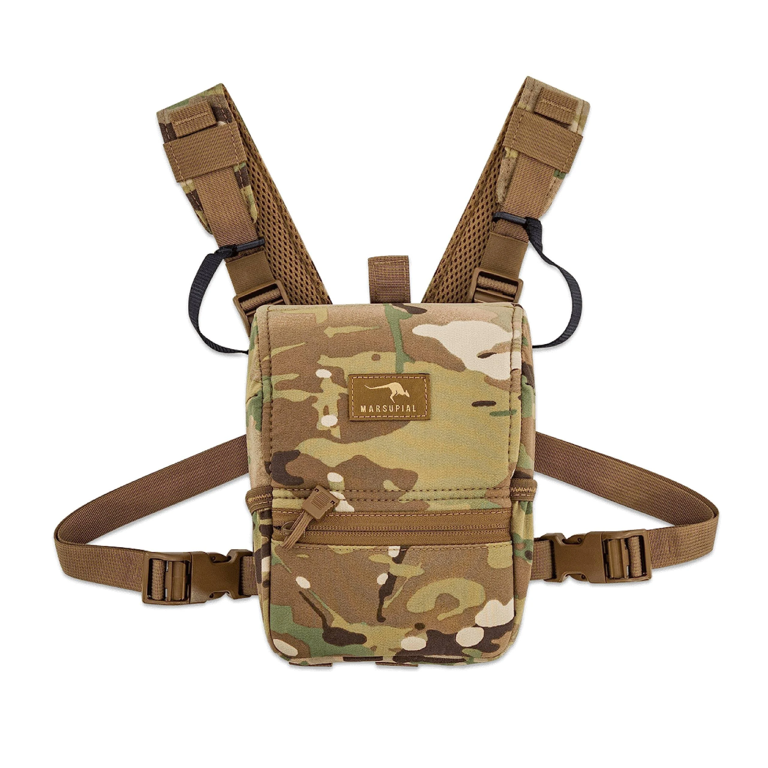 Marsupial Gear Enclosed Binocular Chest Pack Multicam / Large