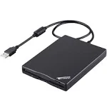 USB Floppy Disk Drive, Floppy Disk Reader 3.5 inch Portable USB External 1.44...