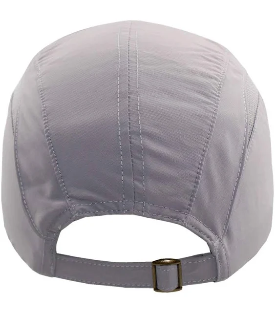 3-Panel Foldable UPF 50+ Sun Protection Portable Hats Quick Dry Baseball Cap Breathable Soft Adjustable Outdoor Sports Hat