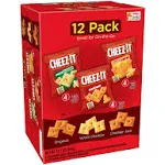 Cheez-It Baked Snack Crackers Variety Pack - 12 pack, 12.1 oz box