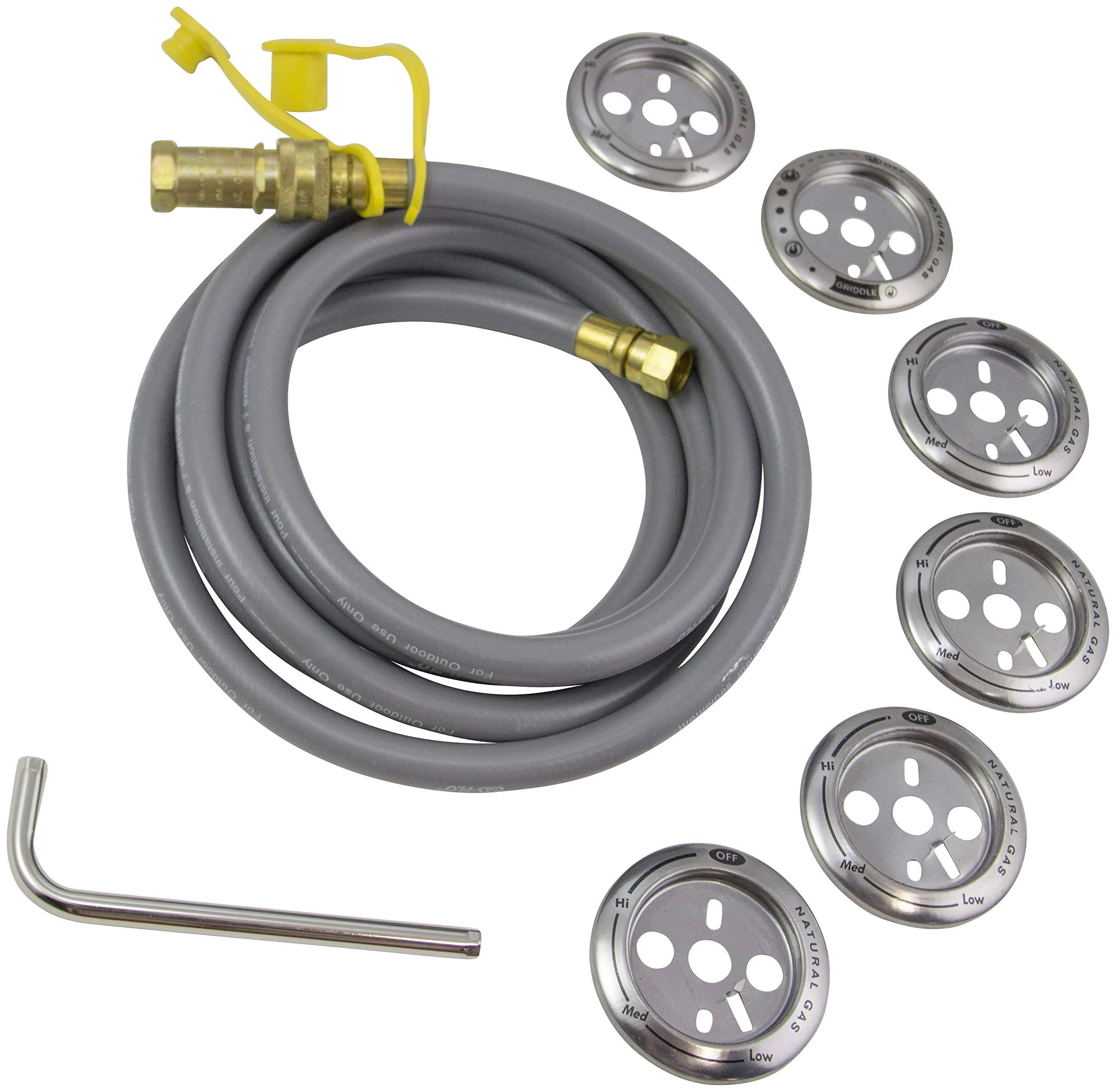 Char-Broil 4984619A Natural Gas Conversion Kit-2008 to 2019, Silver