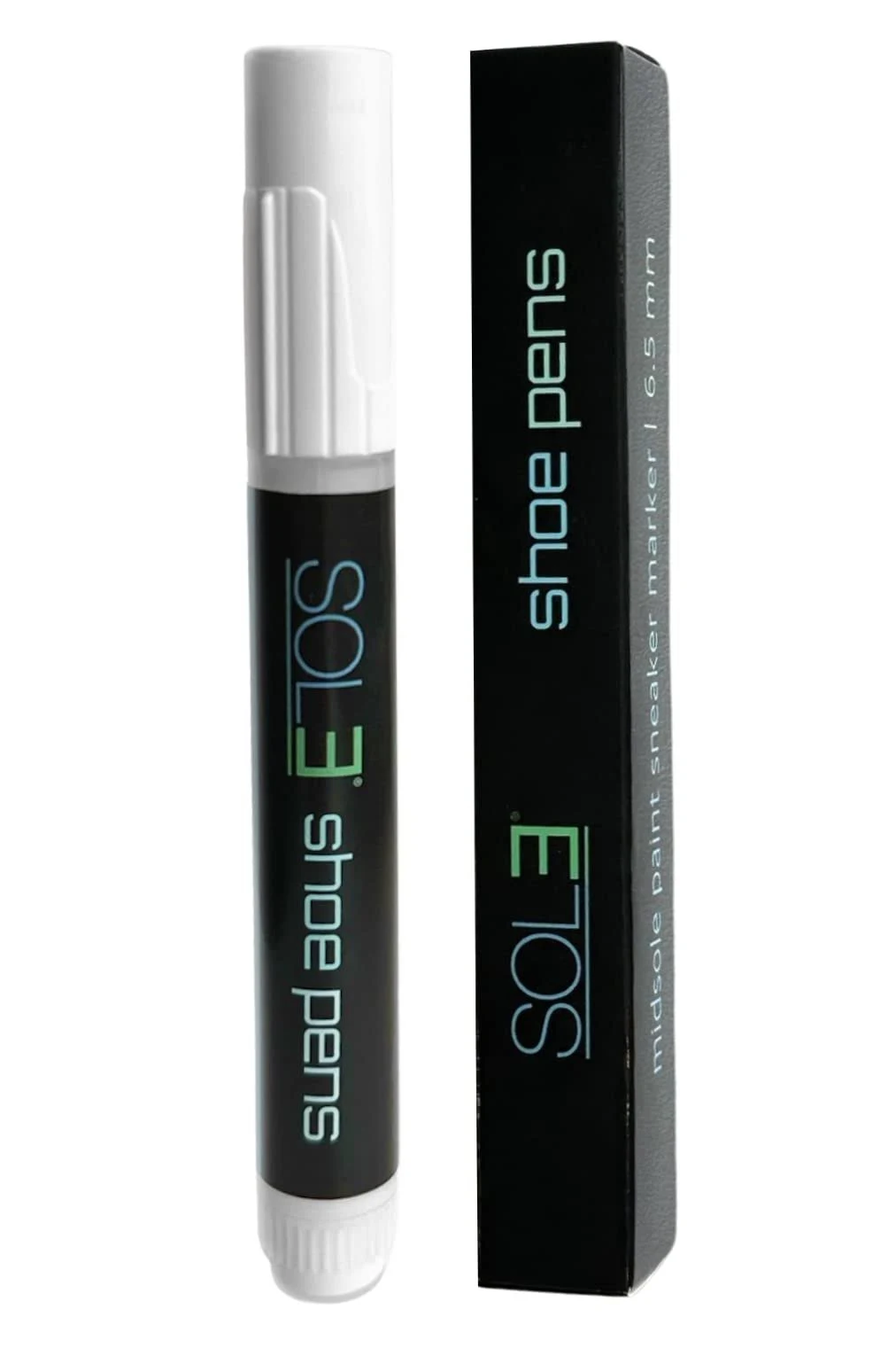 SOL3 Shoe Pens™ Premium Midsole Marker Sneaker Paint, Shoe Whitener & Scuff Cover (White)