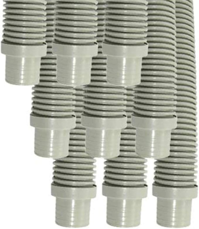 Puri Tech Vacuum Hose Navigator Pool Vac Ultra Aquabug 1.5in x 4ft Lt. Grey 9 pk