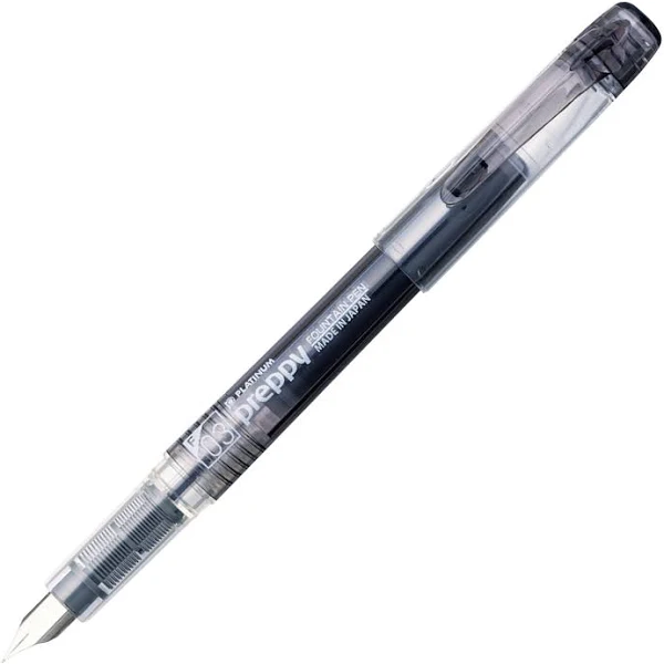 Platinum Preppy Black Fountain Pen - Medium