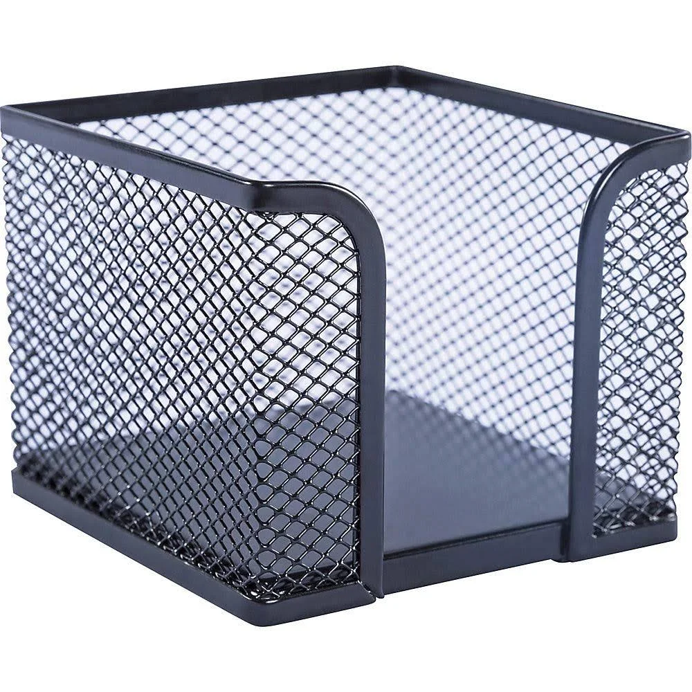 Lorell® Mesh Memo Holder, Black