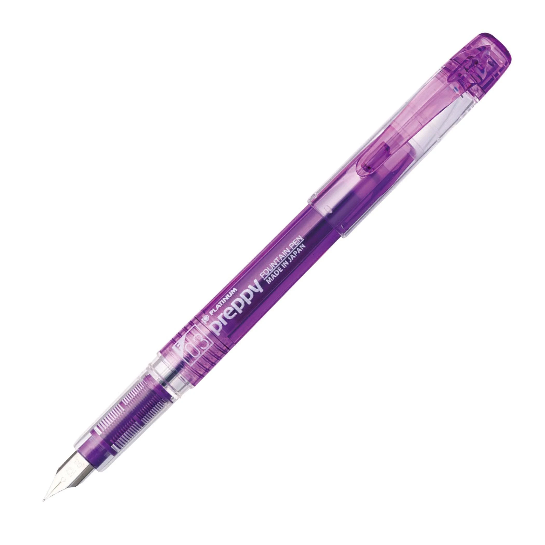 Platinum Preppy Fountain Pen - Violet - Fine