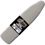 Gorilla Grip Reflective Silicone Ironing Board Cover, 15x54", Silver