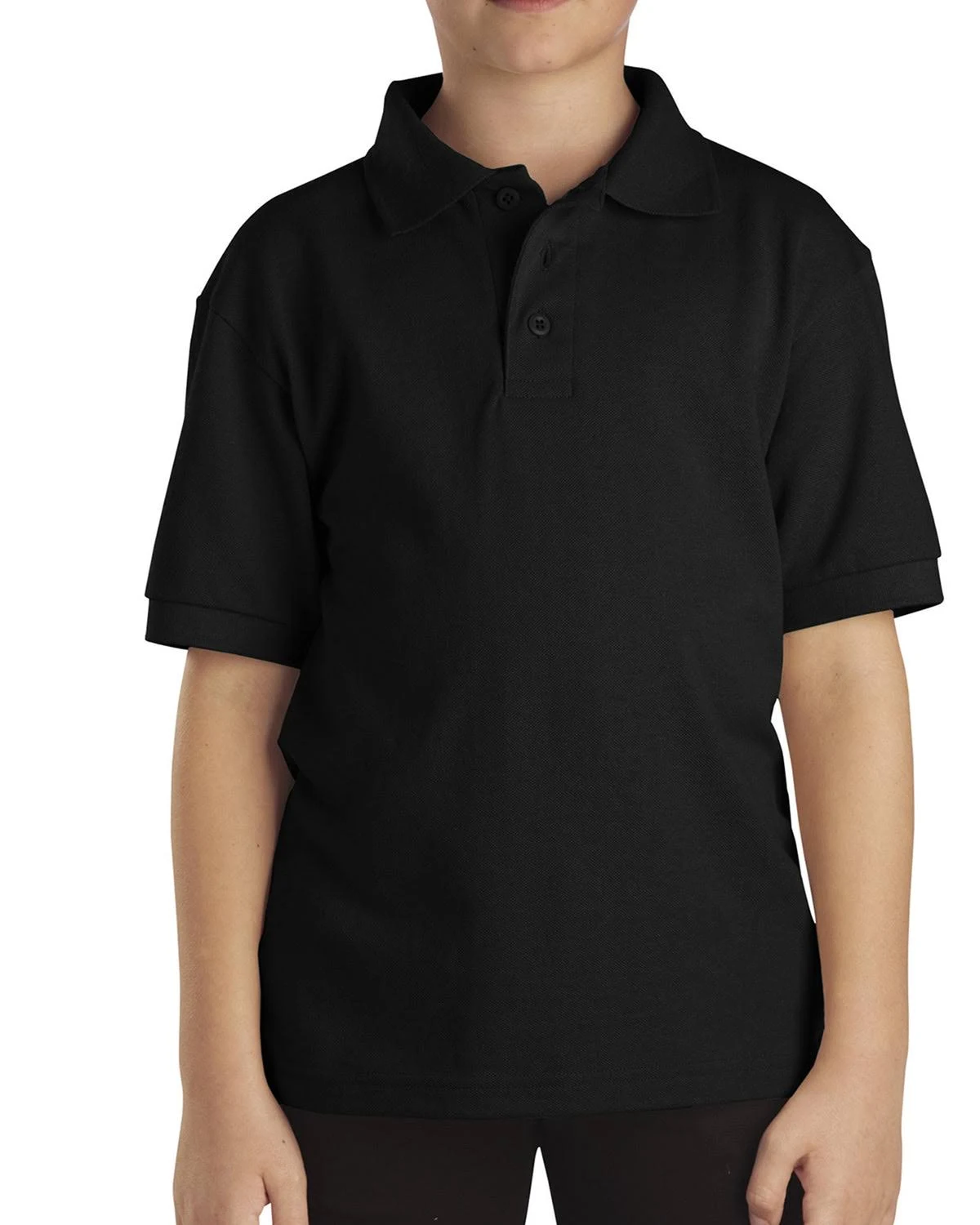 Dickies Boy's Short-Sleeve Performance Polo - Black - L