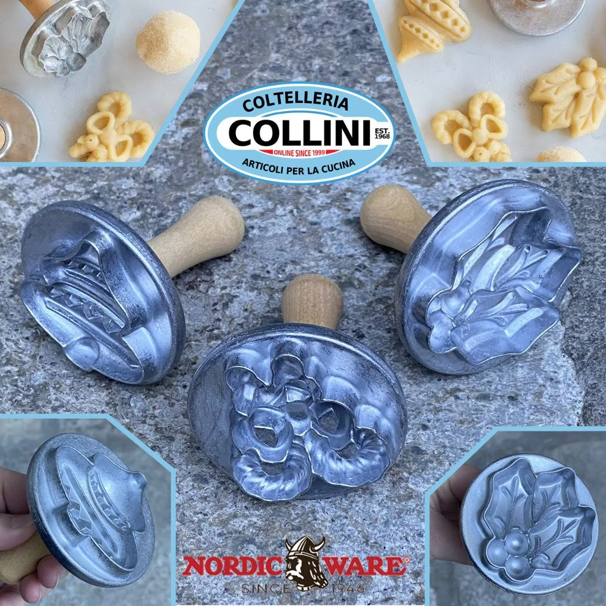 Nordic Ware Holiday Cookie Stamp Cutouts