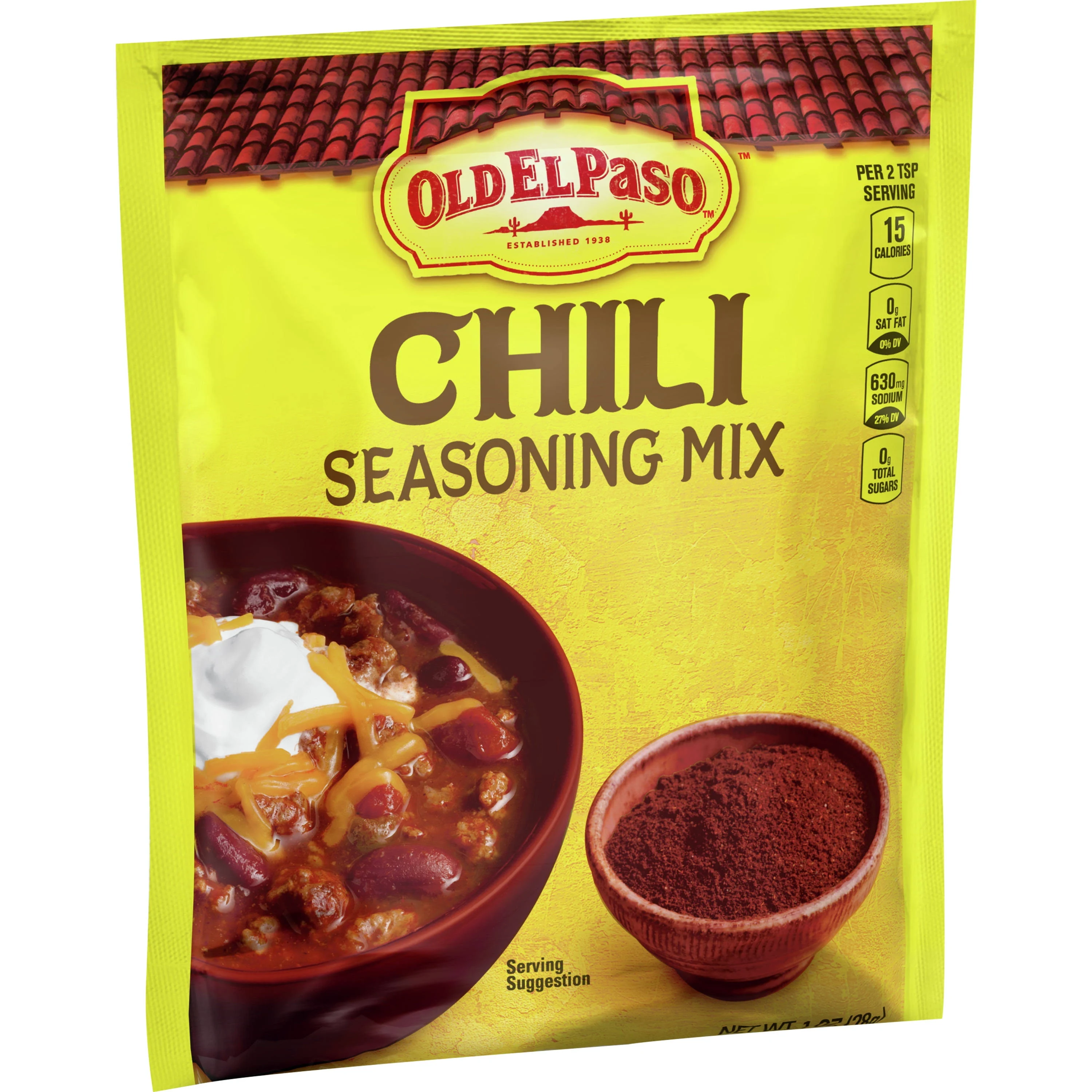 Old El Paso Chili Seasoning Mix 1 oz Packet