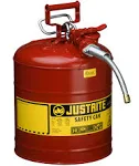 Justrite Safety Can 5 Gal Type II, Red