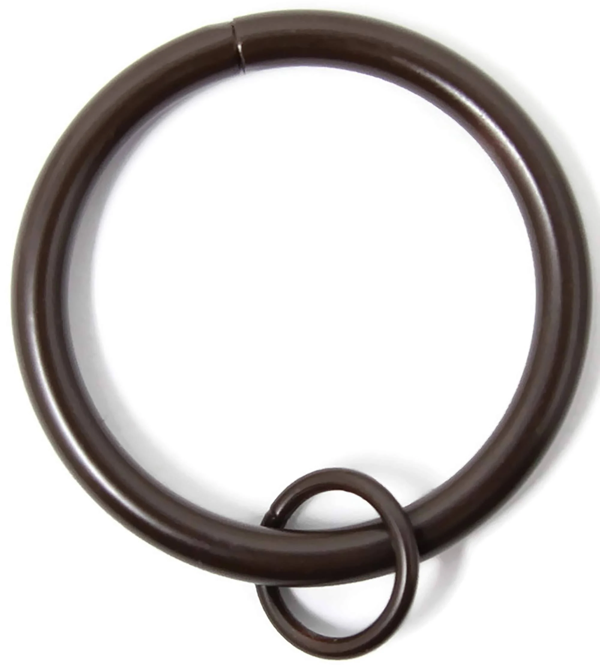 Urbanest Living Metal Curtain Drapery Rings 28 Pack Bronze 1-1/2&#034; Inner Dia