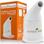 Natural Solution Ceramic Salt Inhaler with Himalayan Pink Salt