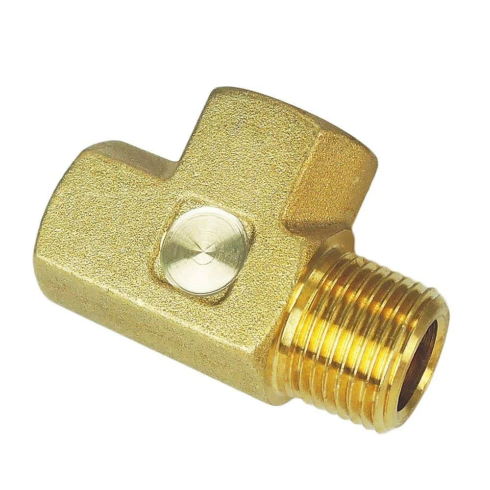 Nigo Valve Nigo Industrial Co. Brass Pipe Fitting, Forged Brass Tee, 3-Way, NPT ...